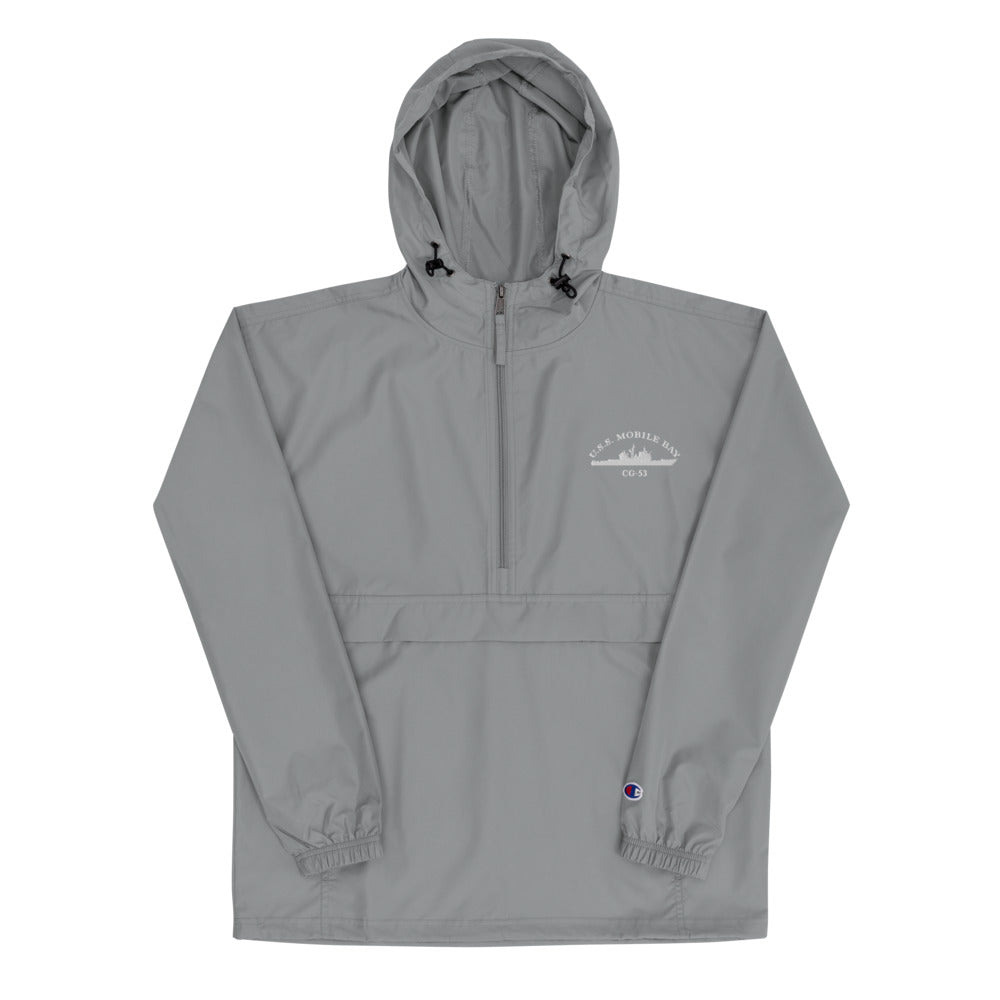 USS Mobile Bay (CG-53) Embroidered Champion Packable Jacket