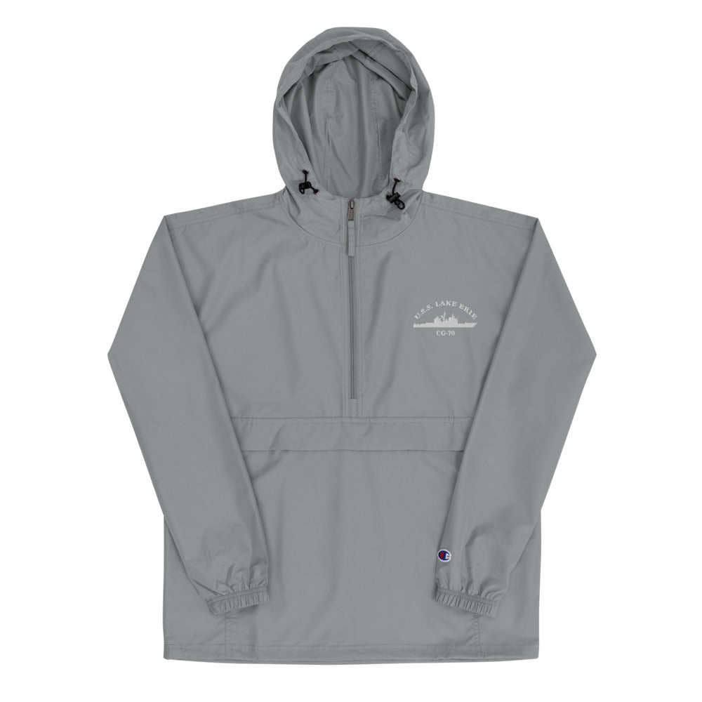 USS Lake Erie (CG-70) Embroidered Champion Packable Jacket
