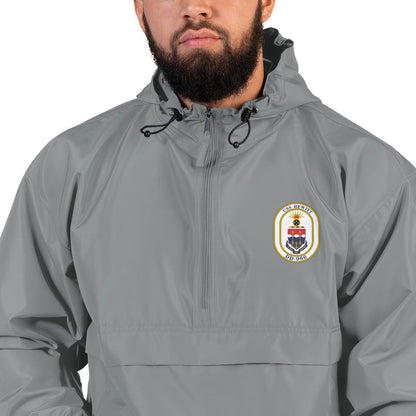 USS Hewitt (DD-966) Ship's Crest Embroidered Champion Packable Jacket