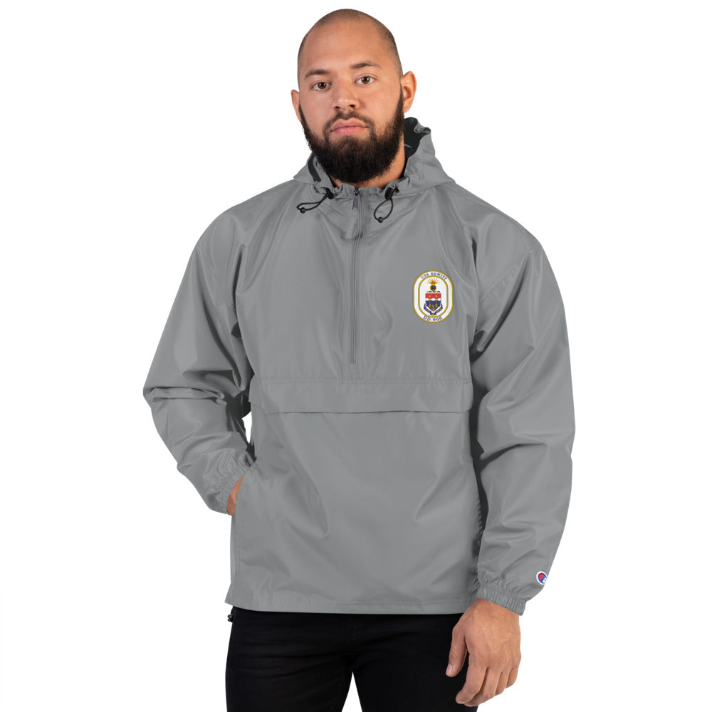 USS Hewitt (DD-966) Ship's Crest Embroidered Champion Packable Jacket