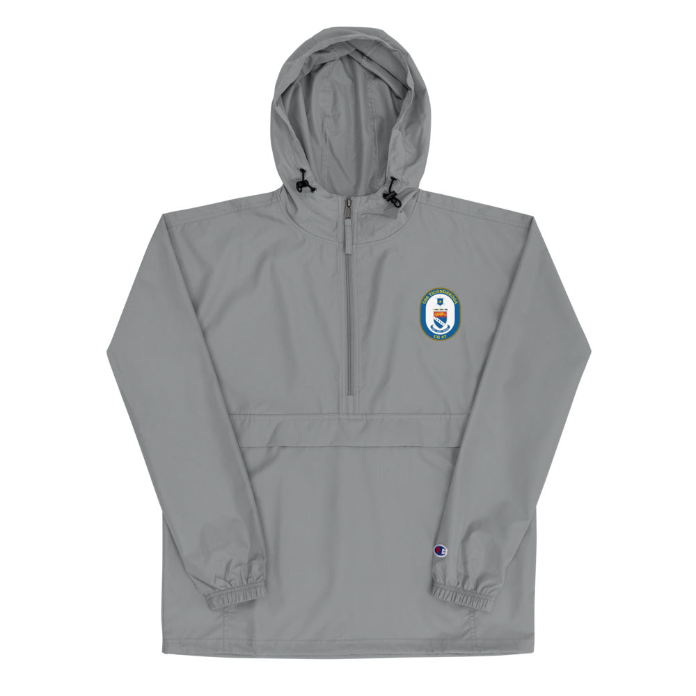 USS Ticonderoga (CG-47) Embroidered Champion Packable Jacket