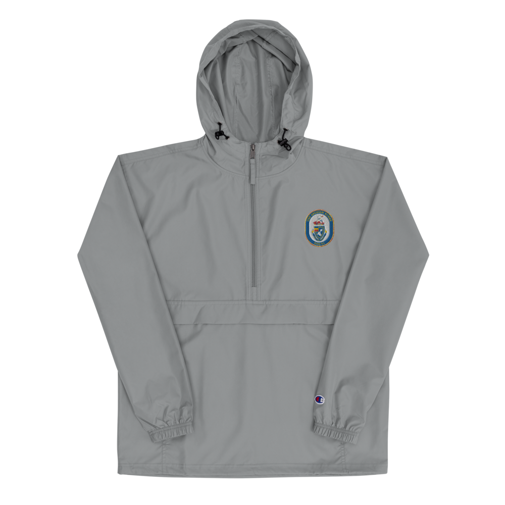 USS Arleigh Burke (DDG-51) Embroidered Champion Packable Jacket