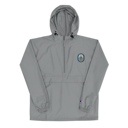 USS Barry (DDG-52) Embroidered Champion Packable Jacket