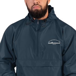 USS Abraham Lincoln (CVN-72) Embroidered Champion Packable Jacket