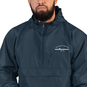 USS Ronald Reagan (CVN-76) Embroidered Champion Packable Jacket