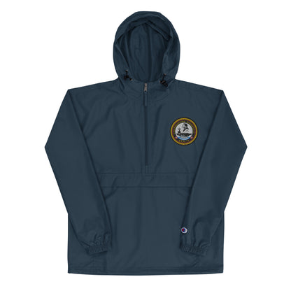 USS Theodore Roosevelt (CVN-71) Embroidered Champion Packable Jacket - Ship's Crest – navy