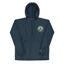 Load image into Gallery viewer, USS George H.W. Bush (CVN-77) Embroidered Champion Packable Jacket - Ship&#39;s Crest