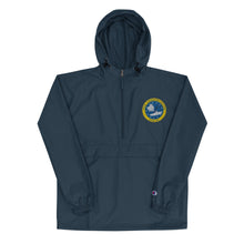 Load image into Gallery viewer, USS Constellation (CVA-64) Embroidered Champion Packable Jacket - Ship&#39;s Crest