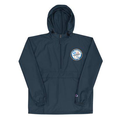 USS Enterprise (CVN-65) Embroidered Champion Packable Jacket - Ship's Crest – navy