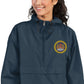 USS America (CVA/CV-66) Embroidered Champion Packable Jacket - Ship's Crest – navy