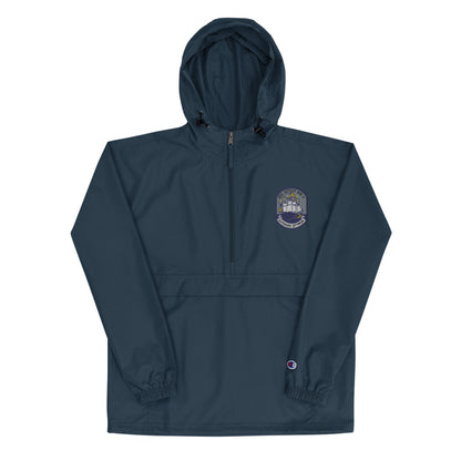 USS Detroit (AOE-4) Embroidered Champion Packable Jacket – navy
