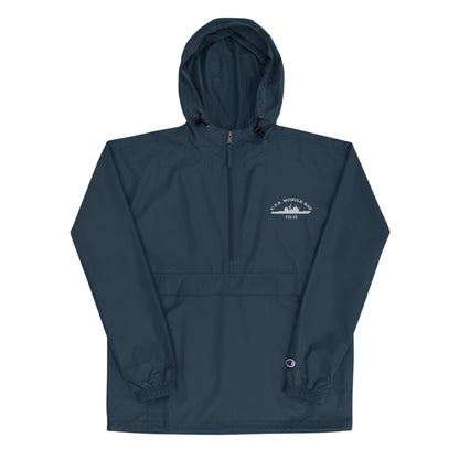 USS Mobile Bay (CG-53) Embroidered Champion Packable Jacket – navy