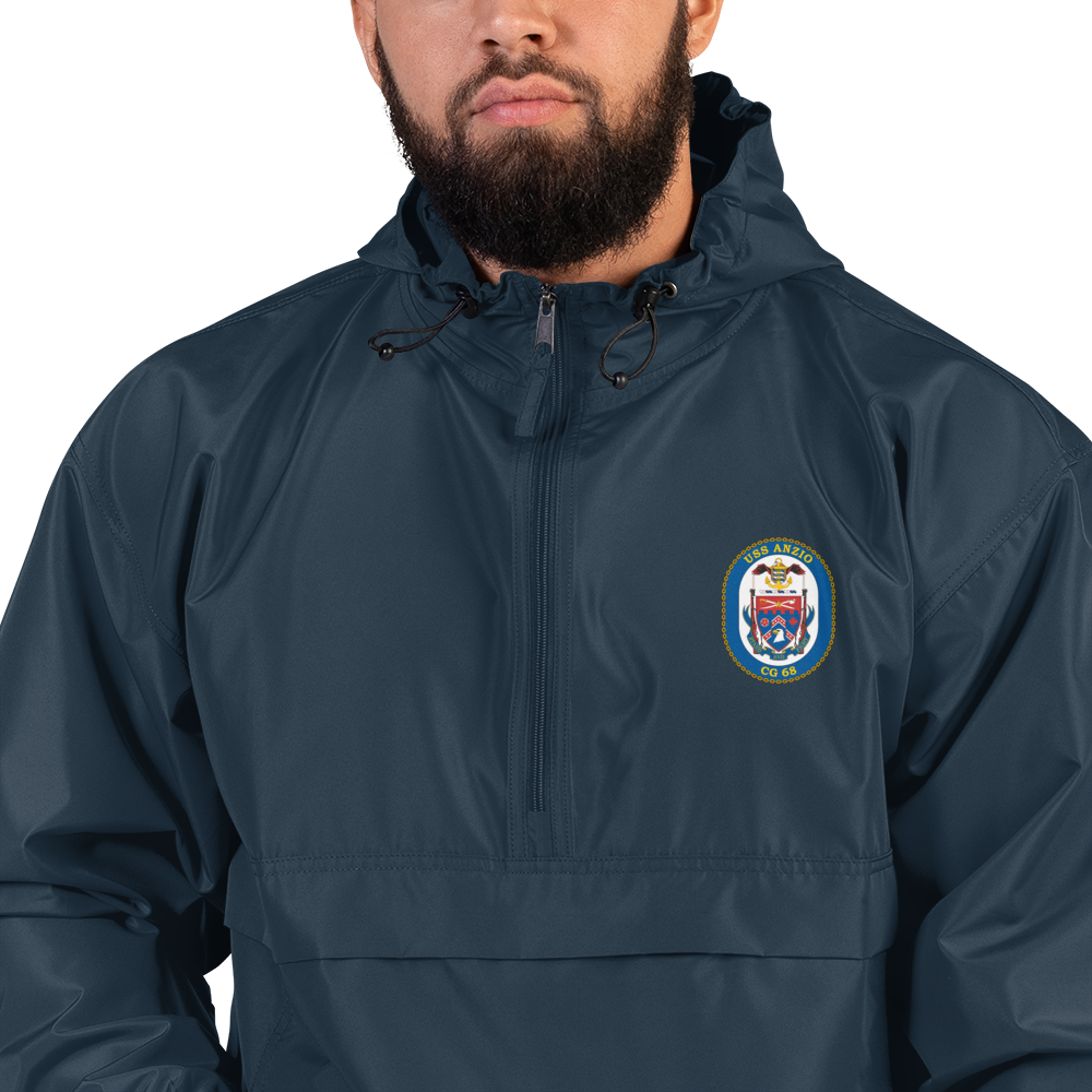 USS Anzio (CG-68) Embroidered Champion Packable Jacket