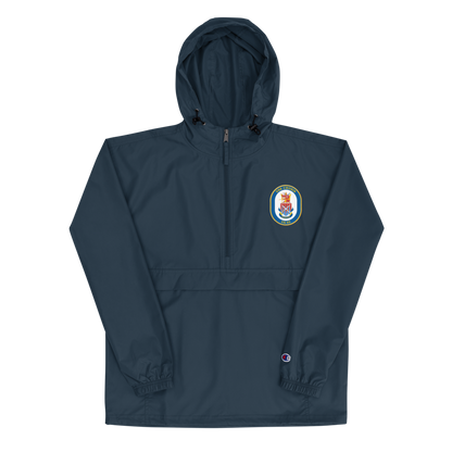 USS Chosin (CG-65) Embroidered Champion Packable Jacket – navy
