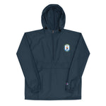 USS Ticonderoga (CG-47) Embroidered Champion Packable Jacket – navy