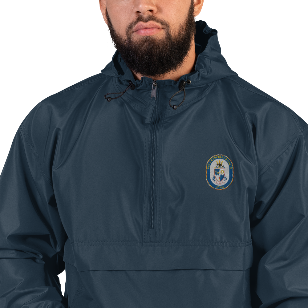 USS Chancellorsville (CG-62) Embroidered Champion Packable Jacket