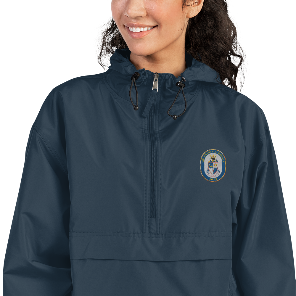 USS Chancellorsville (CG-62) Embroidered Champion Packable Jacket
