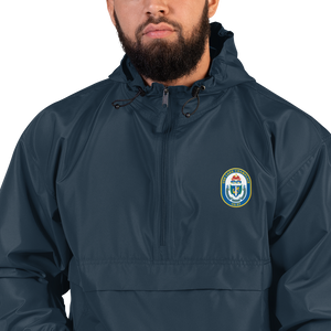 USS Lake Champlain (CG-57) Embroidered Champion Packable Jacket