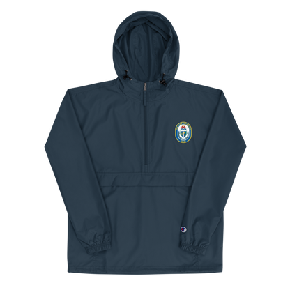 USS Lake Champlain (CG-57) Embroidered Champion Packable Jacket