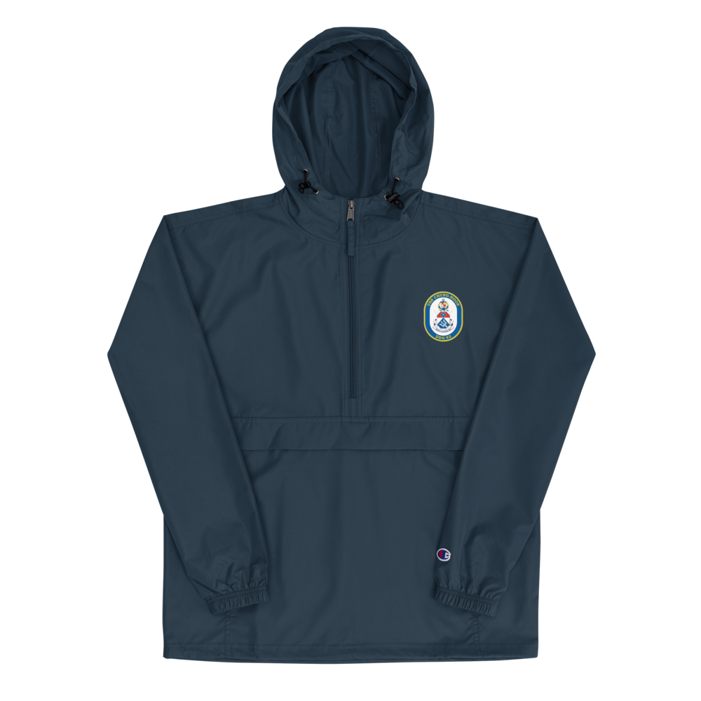 USS Chung-Hoon (DDG-93) Embroidered Champion Packable Jacket – navy