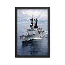 Load image into Gallery viewer, USS Arthur W. Radford (DD-968) Framed Poster - Port Bow Vertical