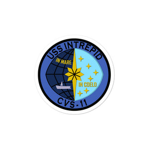 USS Intrepid (CVS-11) Ship's Crest Vinyl Sticker