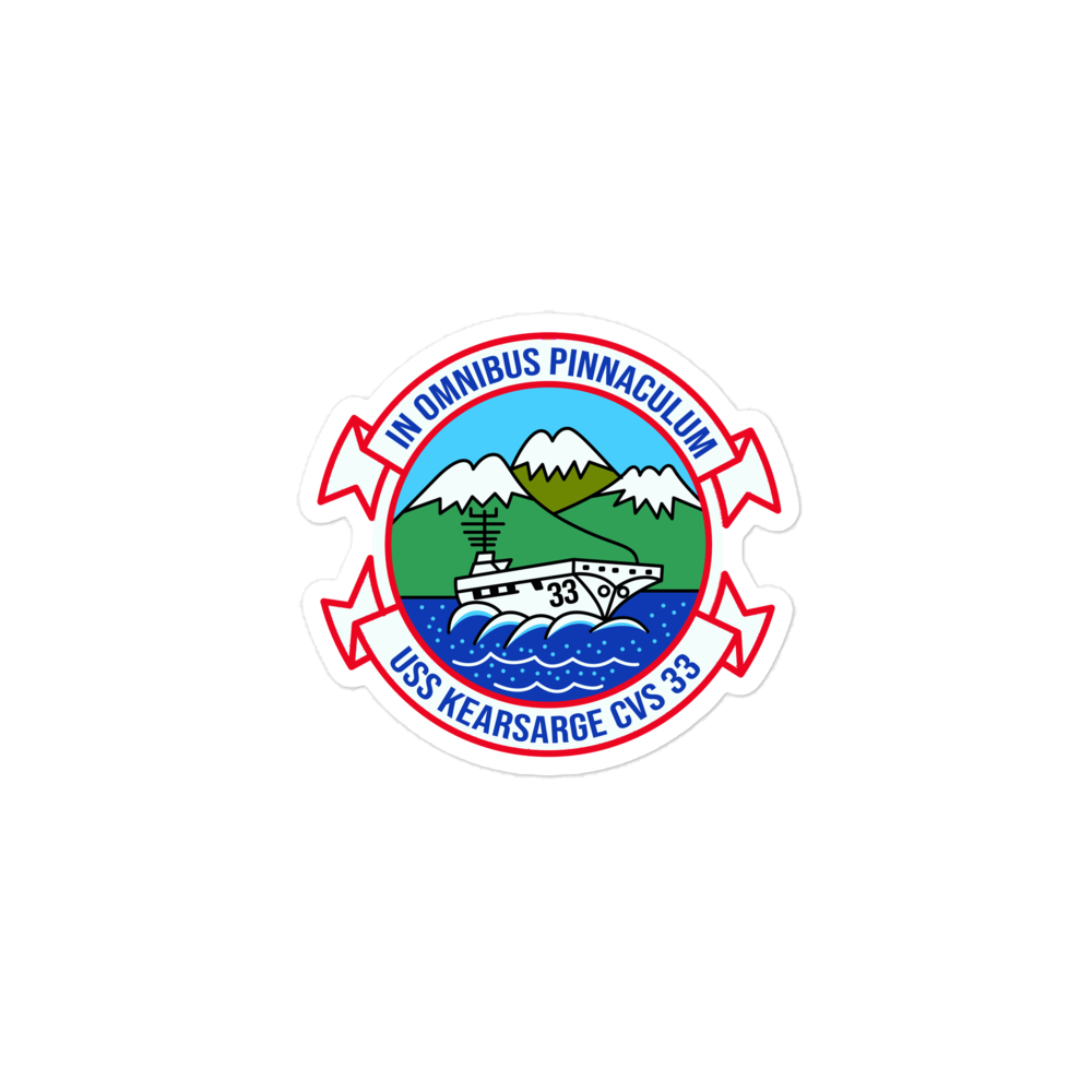 USS Kearsarge (CVS-33) Ship's Crest Vinyl Sticker – 3x3