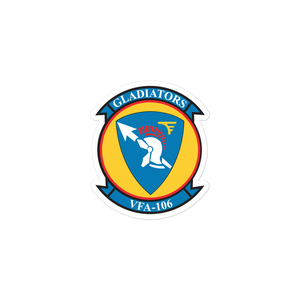 VFA-106 Gladiators Squadron Crest Vinyl Sticker