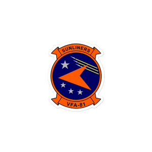 VFA-81 Sunliners Squadron Crest Vinyl Sticker