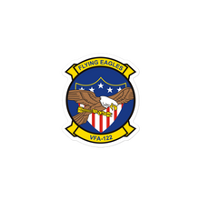 Load image into Gallery viewer, VFA-122 Flying Eagles Squadron Crest Vinyl Sticker