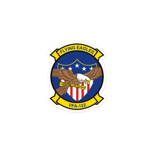 VFA-122 Flying Eagles Squadron Crest Vinyl Sticker