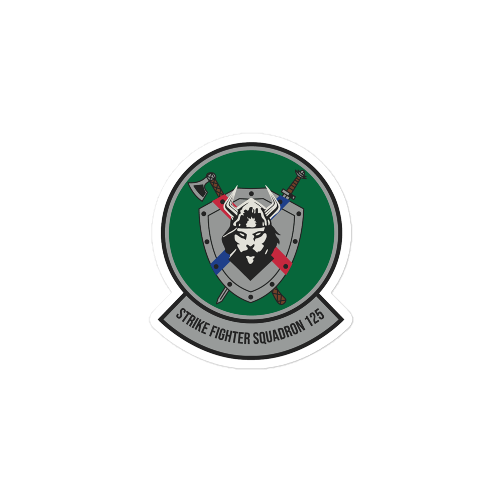 VFA-125 Rough Raiders Squadron Crest Vinyl Sticker