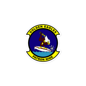 VP-9 Golden Eagles Squadron Crest (2) Vinyl Decal