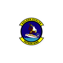 Load image into Gallery viewer, VP-9 Golden Eagles Squadron Crest (2) Vinyl Decal