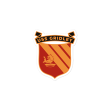 Load image into Gallery viewer, USS Gridley (CG-21) Ship&#39;s Crest Vinyl Decal