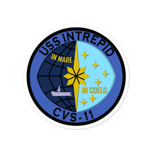 Load image into Gallery viewer, USS Intrepid (CVS-11) Ship&#39;s Crest Vinyl Sticker