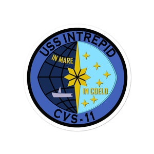 USS Intrepid (CVS-11) Ship's Crest Vinyl Sticker