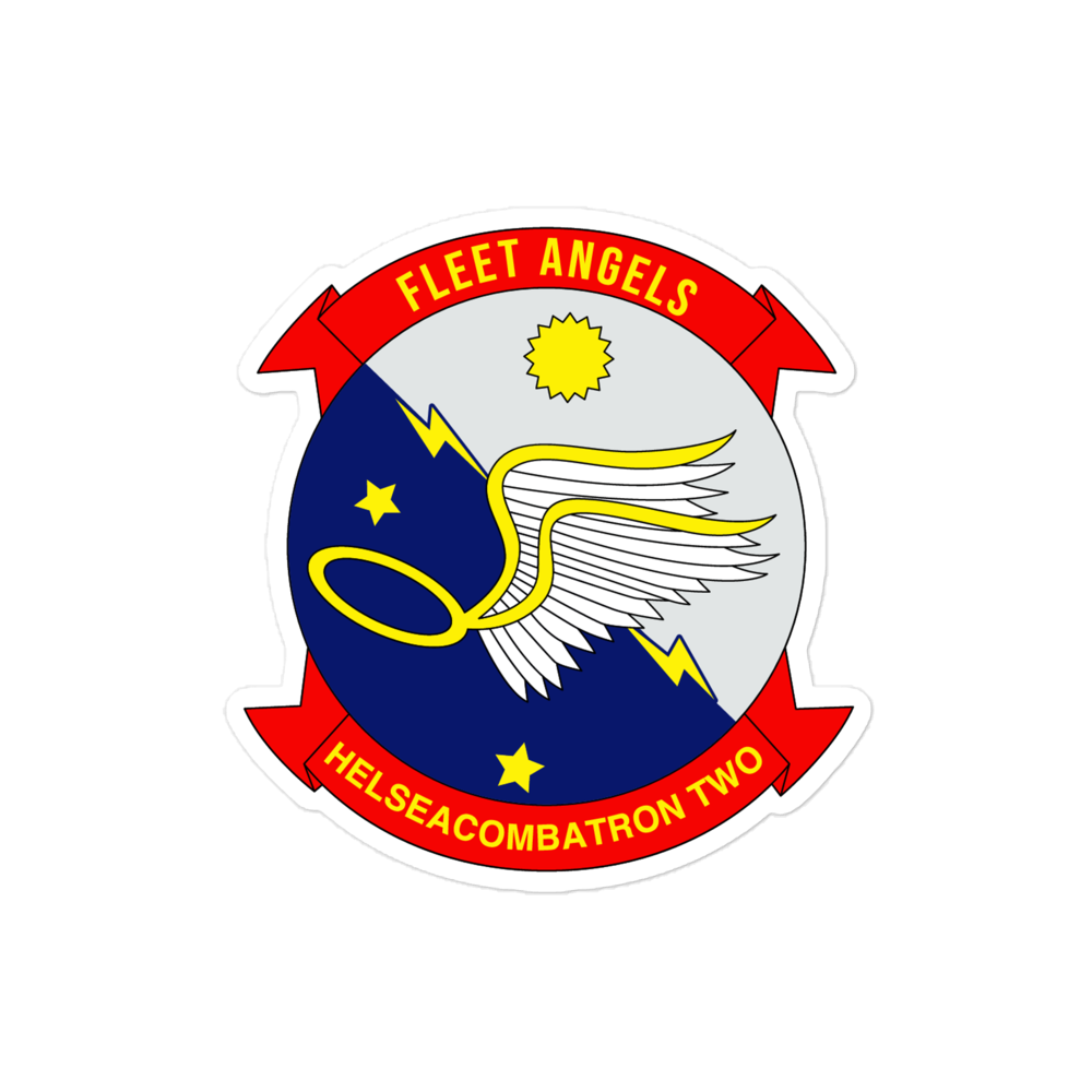 HSC-2 Fleet Angels Squadron Crest Vinyl Sticker – 4x4