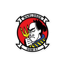 Load image into Gallery viewer, HSM-51 Warlords Squadron Crest Vinyl Sticker