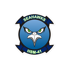 Load image into Gallery viewer, HSM-41 Seahawks Squadron Crest Vinyl Sticker