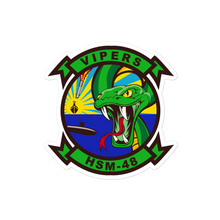 Load image into Gallery viewer, HSM-48 Vipers Squadron Crest Vinyl Sticker