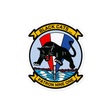 Load image into Gallery viewer, VP-91 Blackcats Squadron Crest Vinyl Decal