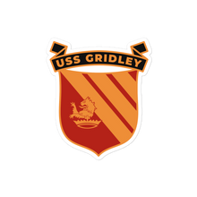 Load image into Gallery viewer, USS Gridley (CG-21) Ship&#39;s Crest Vinyl Decal