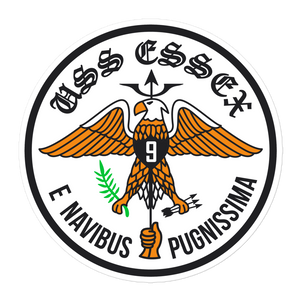 USS Essex (CVS-9) Ship's Crest Vinyl Sticker