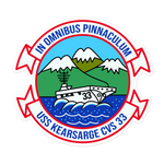 USS Kearsarge (CVS-33) Ship's Crest Vinyl Sticker – 5.5x5.5
