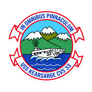 USS Kearsarge (CVS-33) Ship's Crest Vinyl Sticker – 5.5x5.5