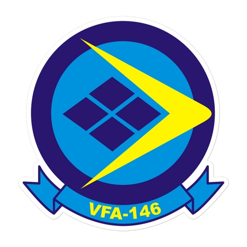 VFA-146 Blue Diamonds Squadron Crest Vinyl Sticker
