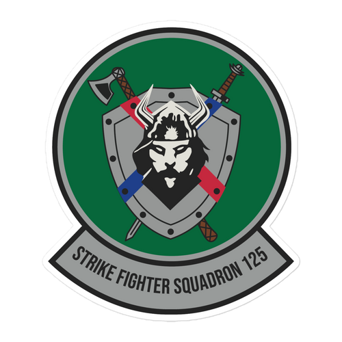 VFA-125 Rough Raiders Squadron Crest Vinyl Sticker
