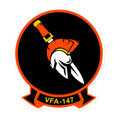 VFA-147 Argonauts Squadron Crest Vinyl Sticker
