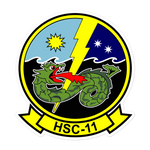 HSC-11 Dragonslayers Squadron Crest Vinyl Sticker – 5.5x5.5